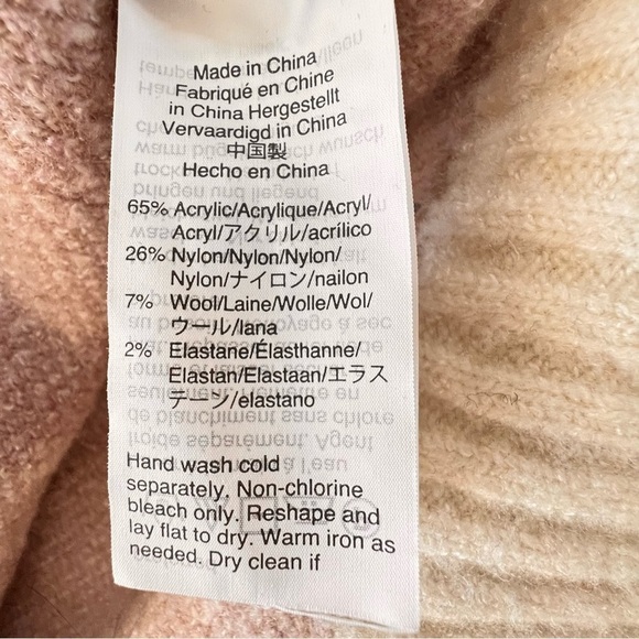 J. CREW Geometric Fair Isle Crewneck Sweater Heather Khaki Ivory Women's Size S - Picture 15 of 16